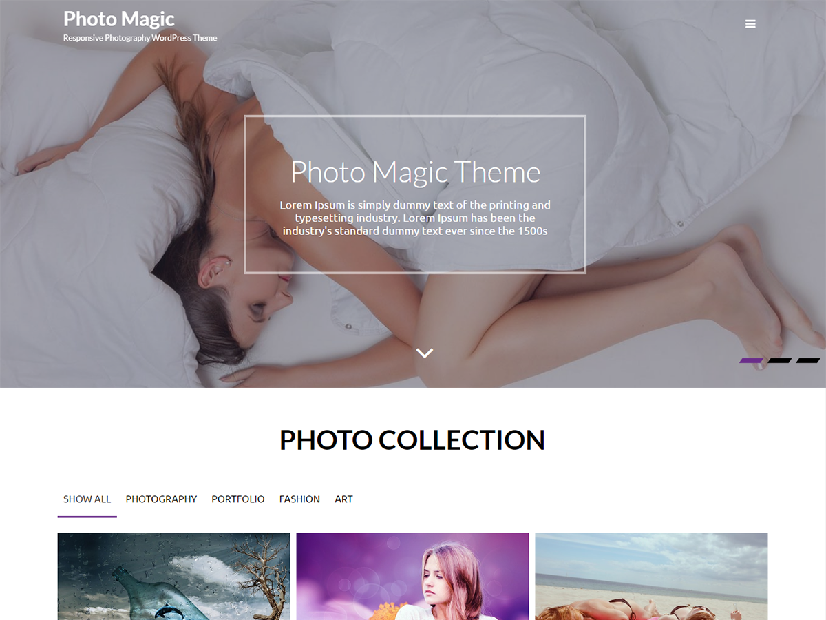 Photo Magic theme screenshot