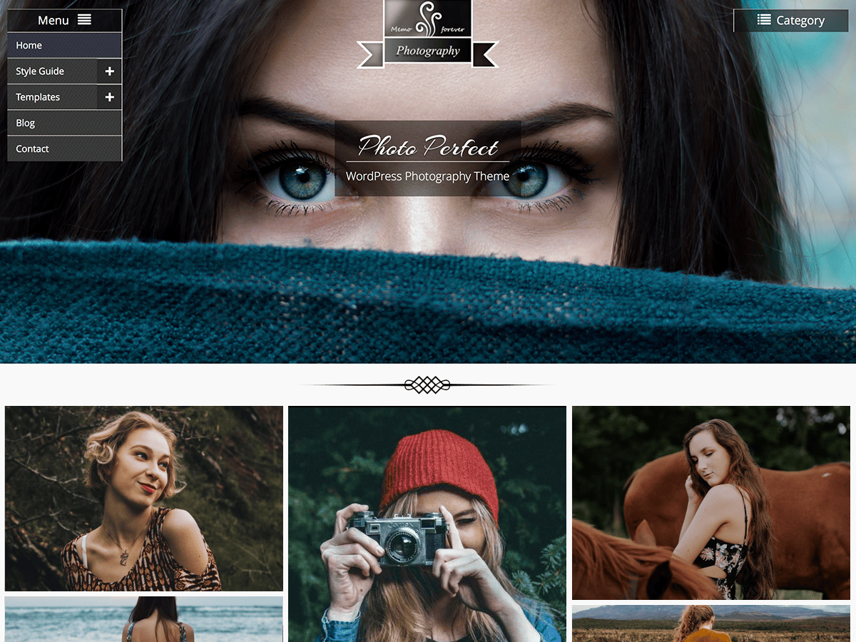 Photo Perfect theme screenshot