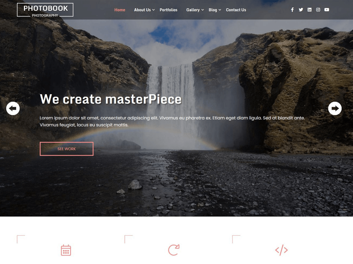 Photobook Lite theme screenshot