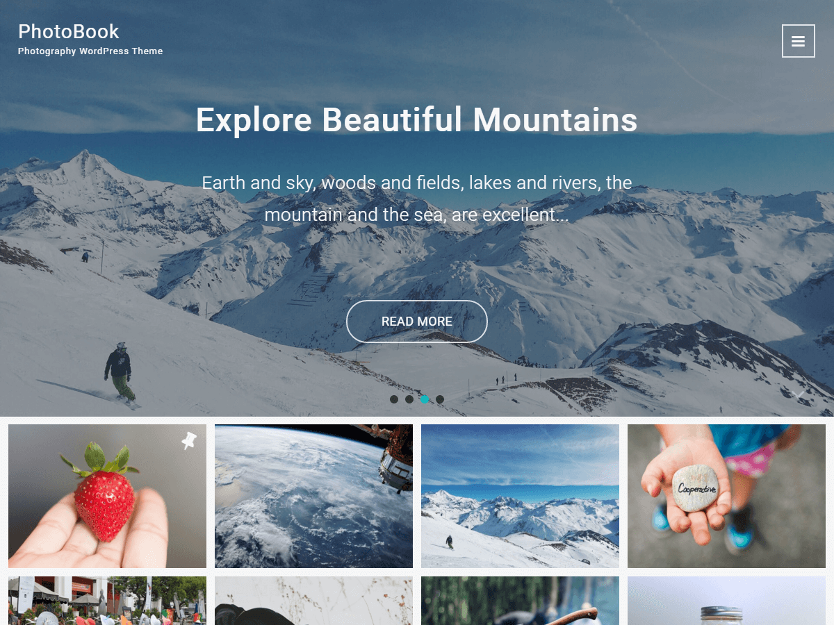PhotoBook theme screenshot