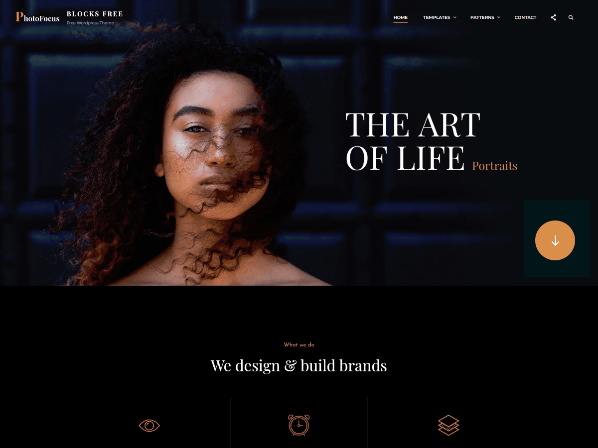 Photofocus Blocks theme screenshot