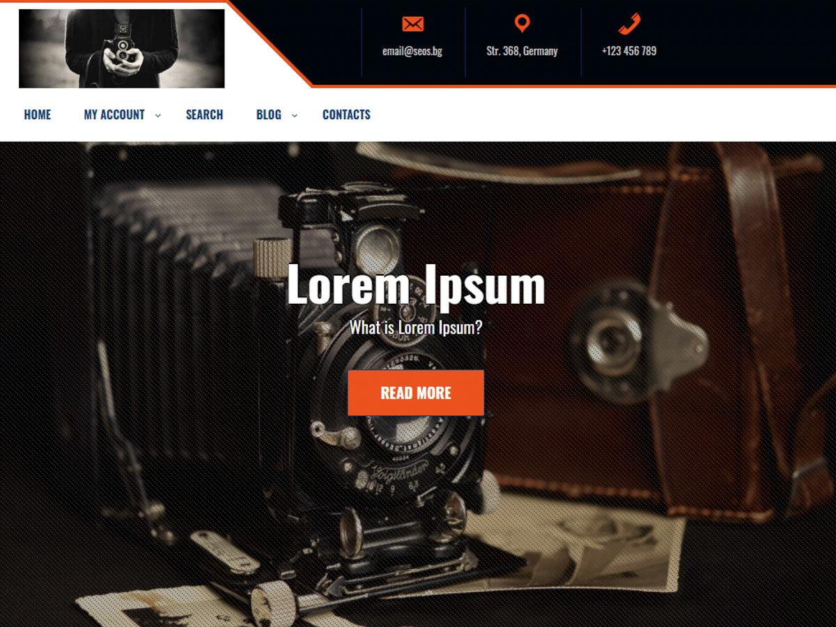 Photography Studio theme screenshot