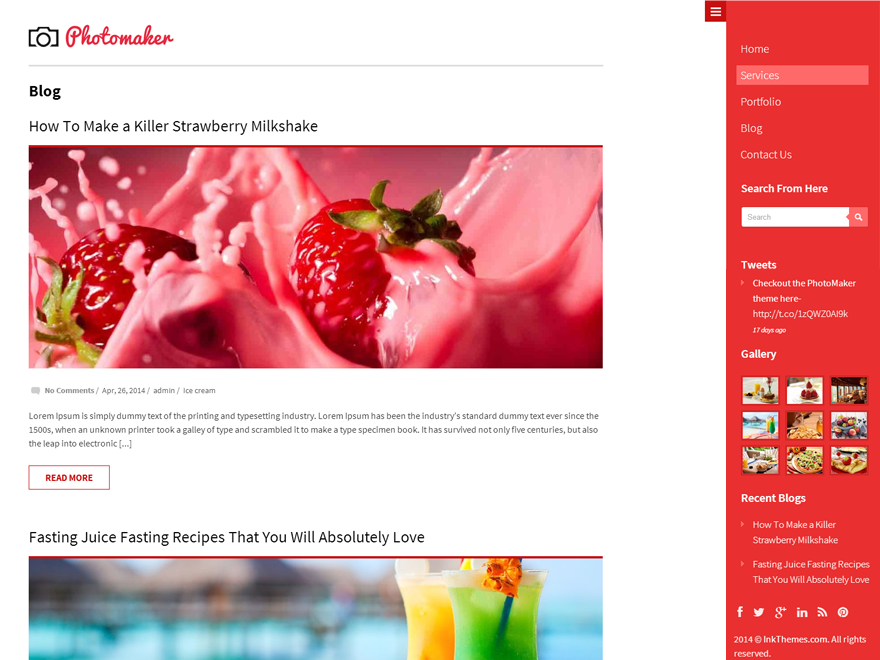 PhotoMaker theme screenshot