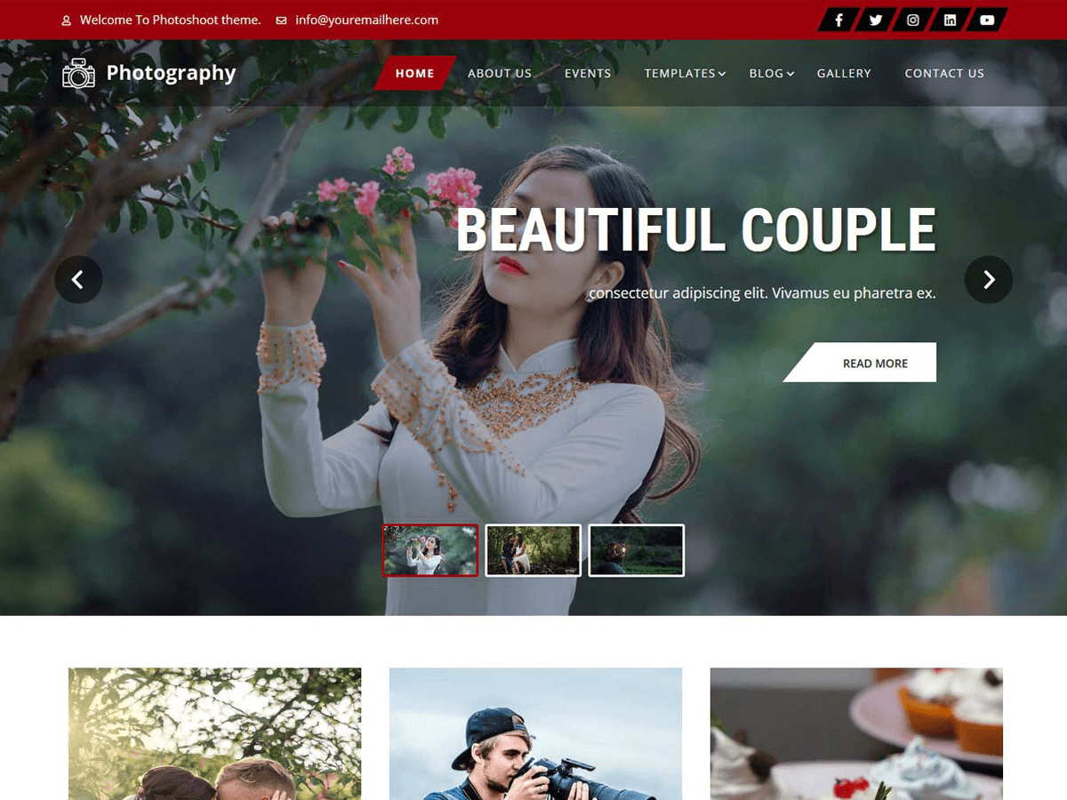Photoshoot Lite theme screenshot