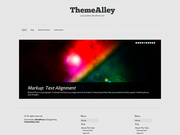 PhotoSmyth theme screenshot