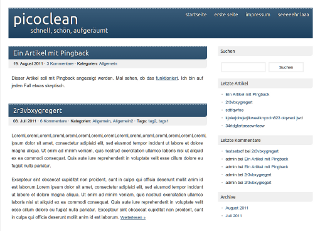 picoclean theme screenshot
