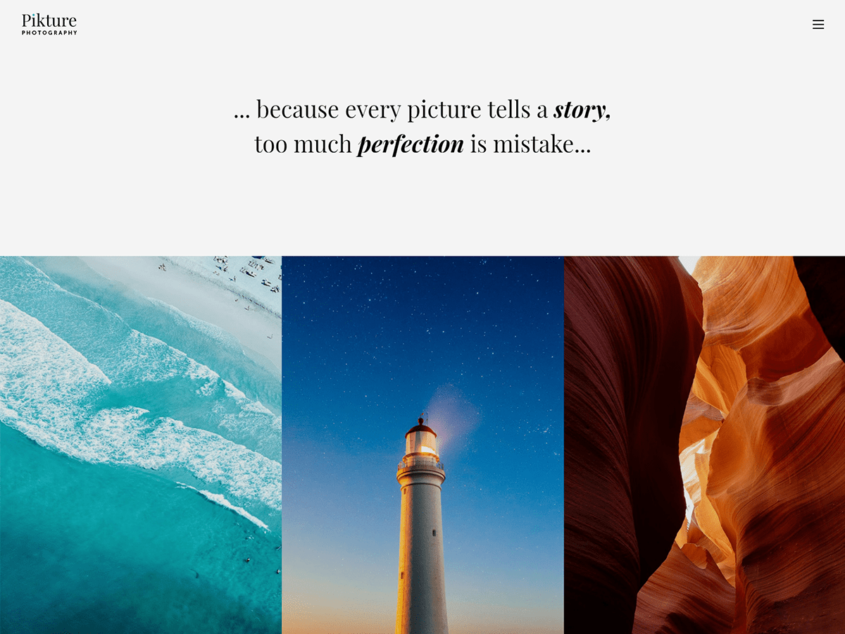 Pikture theme screenshot