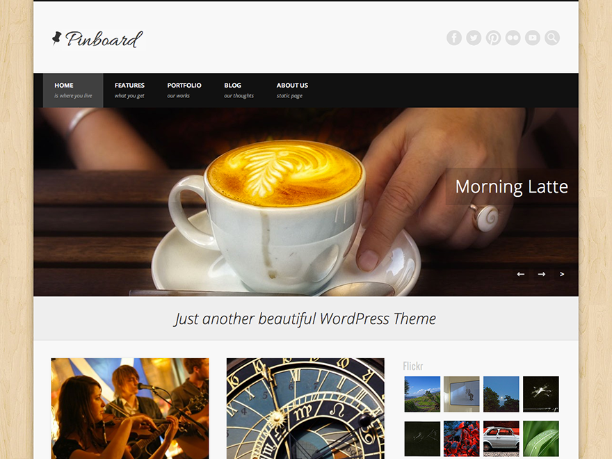 Pinboard theme screenshot
