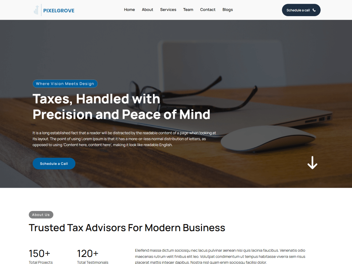 Pixel Grove theme screenshot