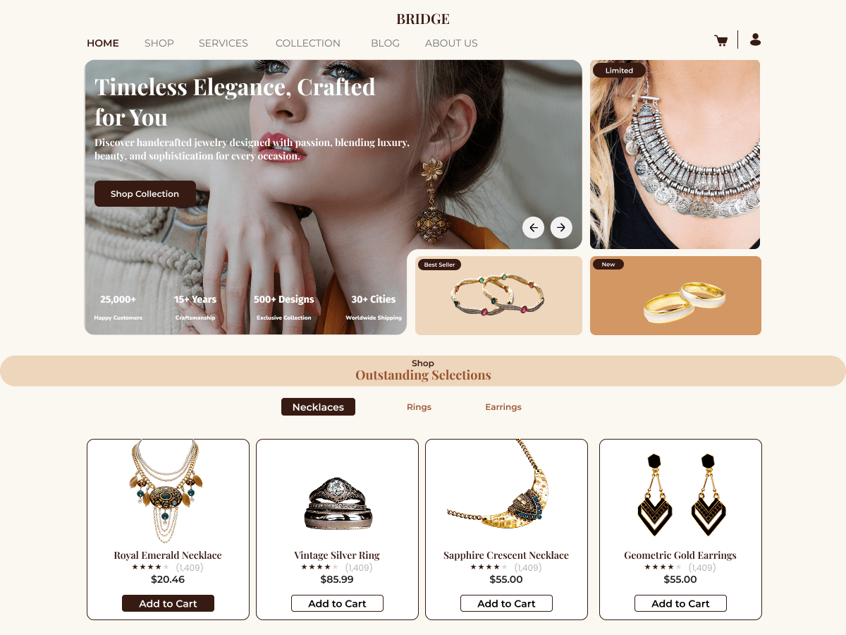 Pixel Jewelry theme screenshot