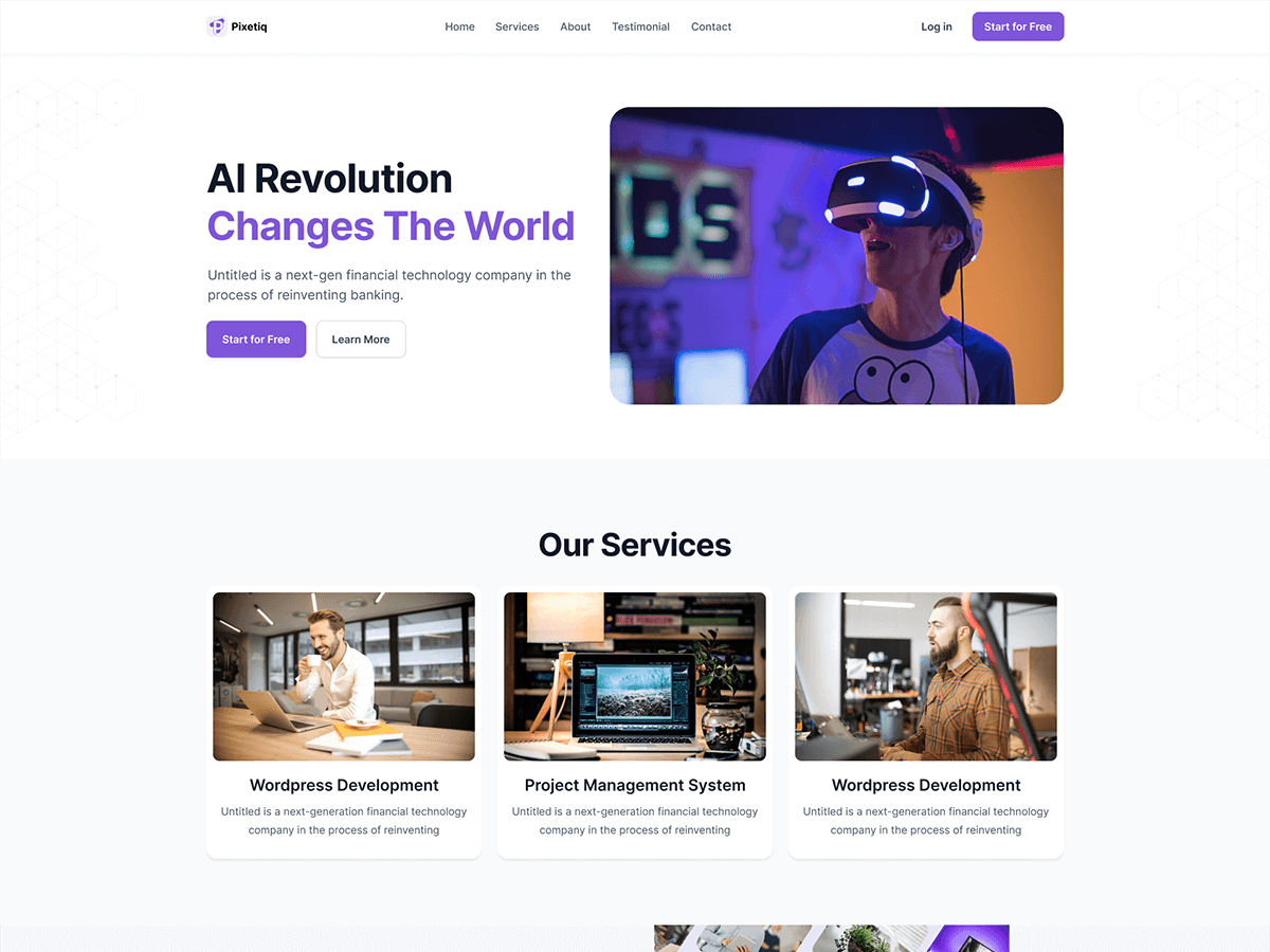 Pixetiq theme screenshot