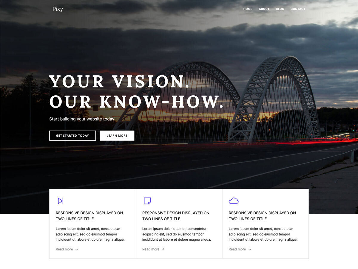 Pixy theme screenshot