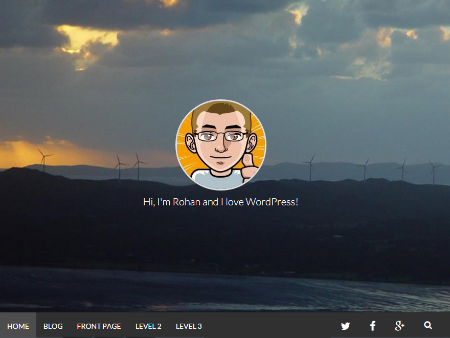 Plaino theme screenshot