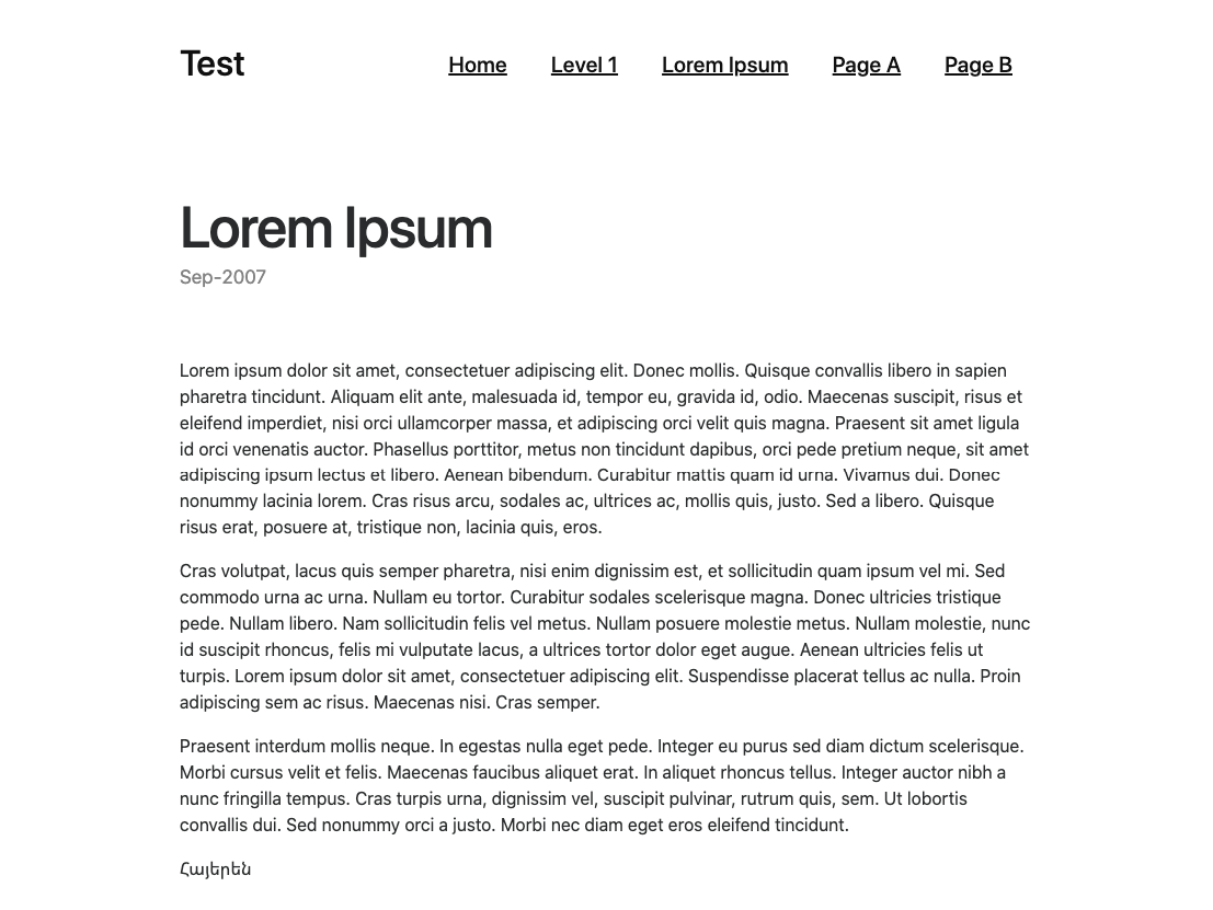 PlainText theme screenshot