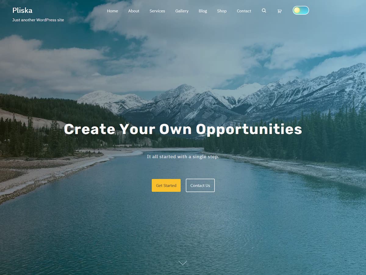 Pliska theme screenshot