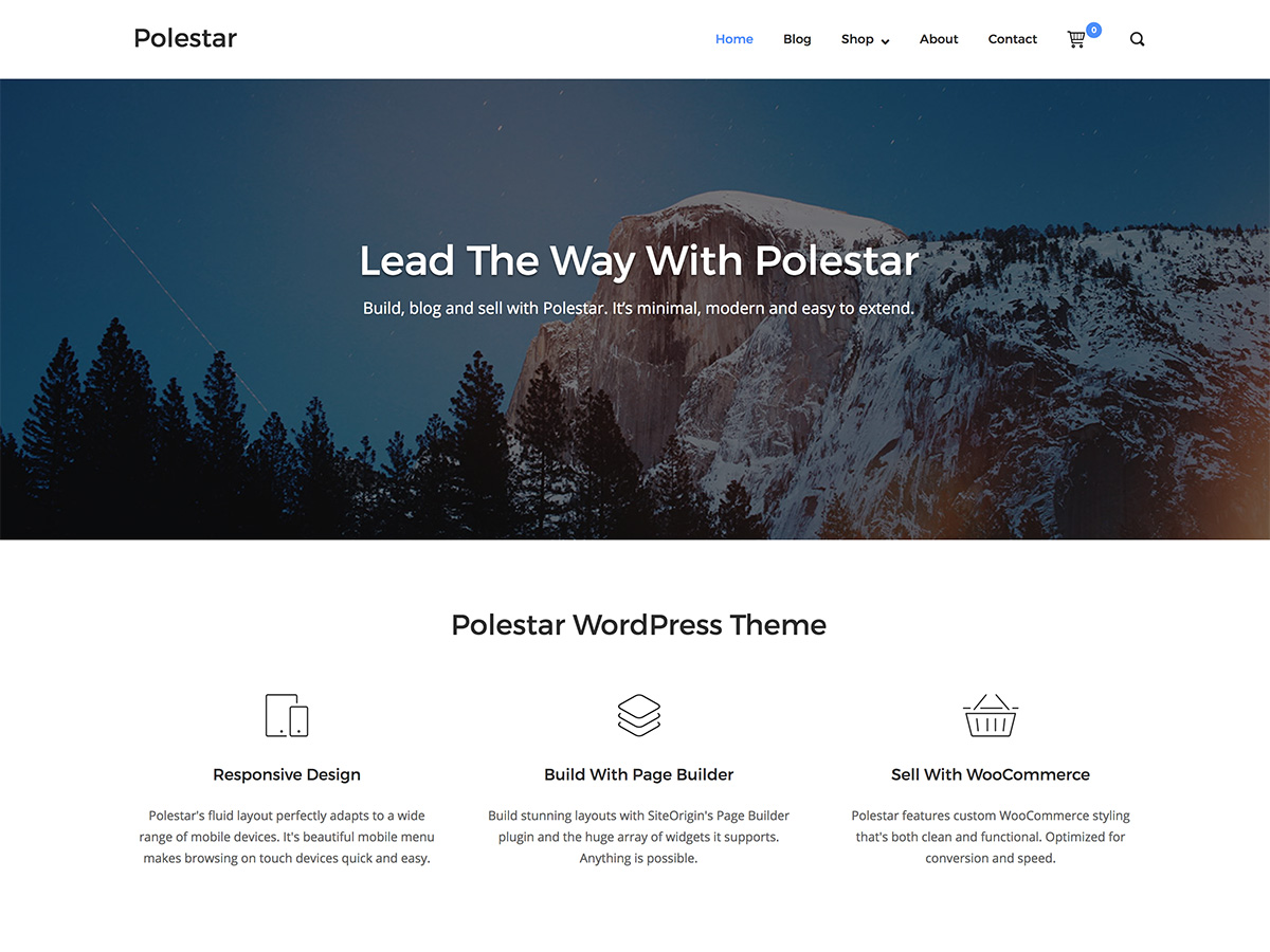 Polestar theme screenshot