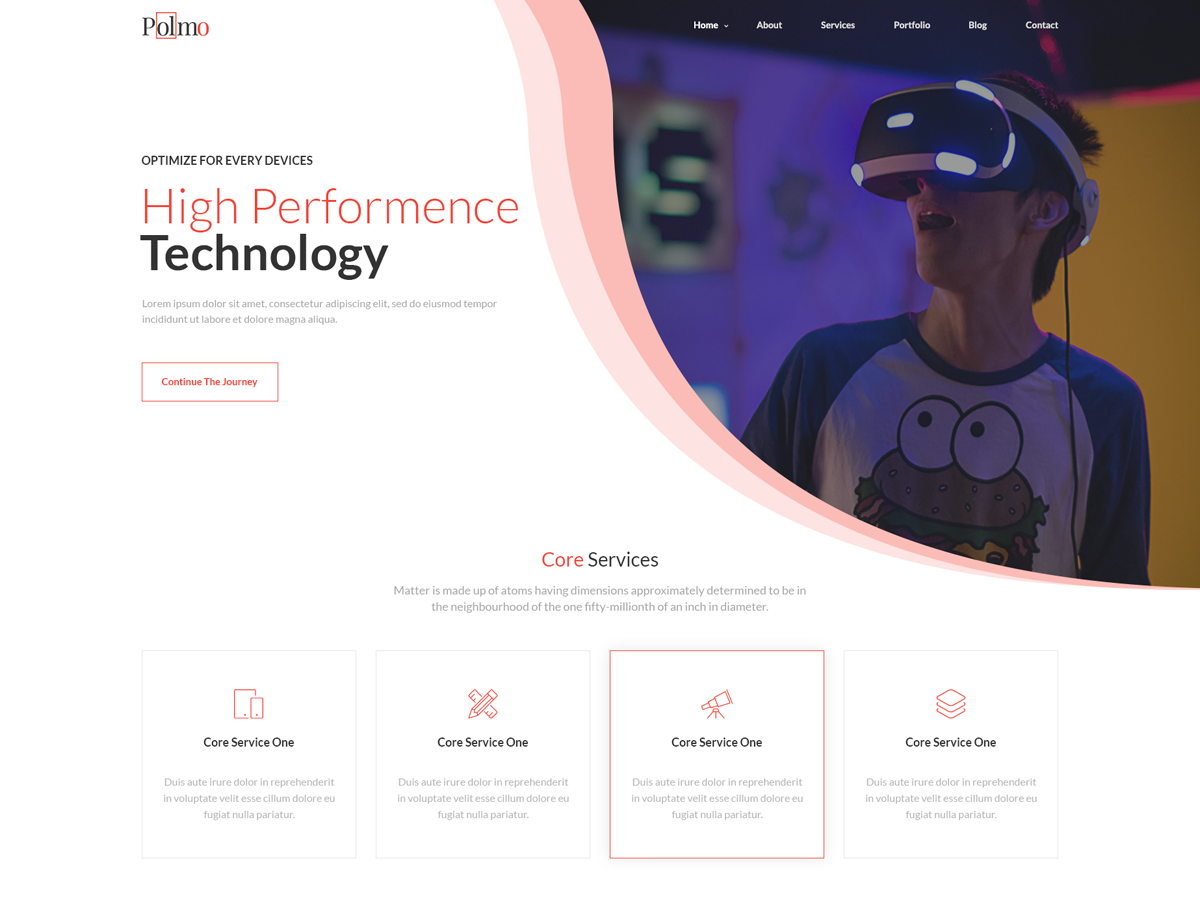 Polmo Lite theme screenshot