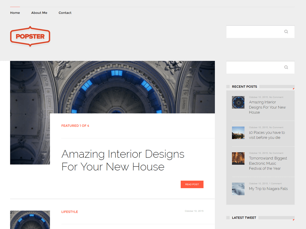 Popster theme screenshot