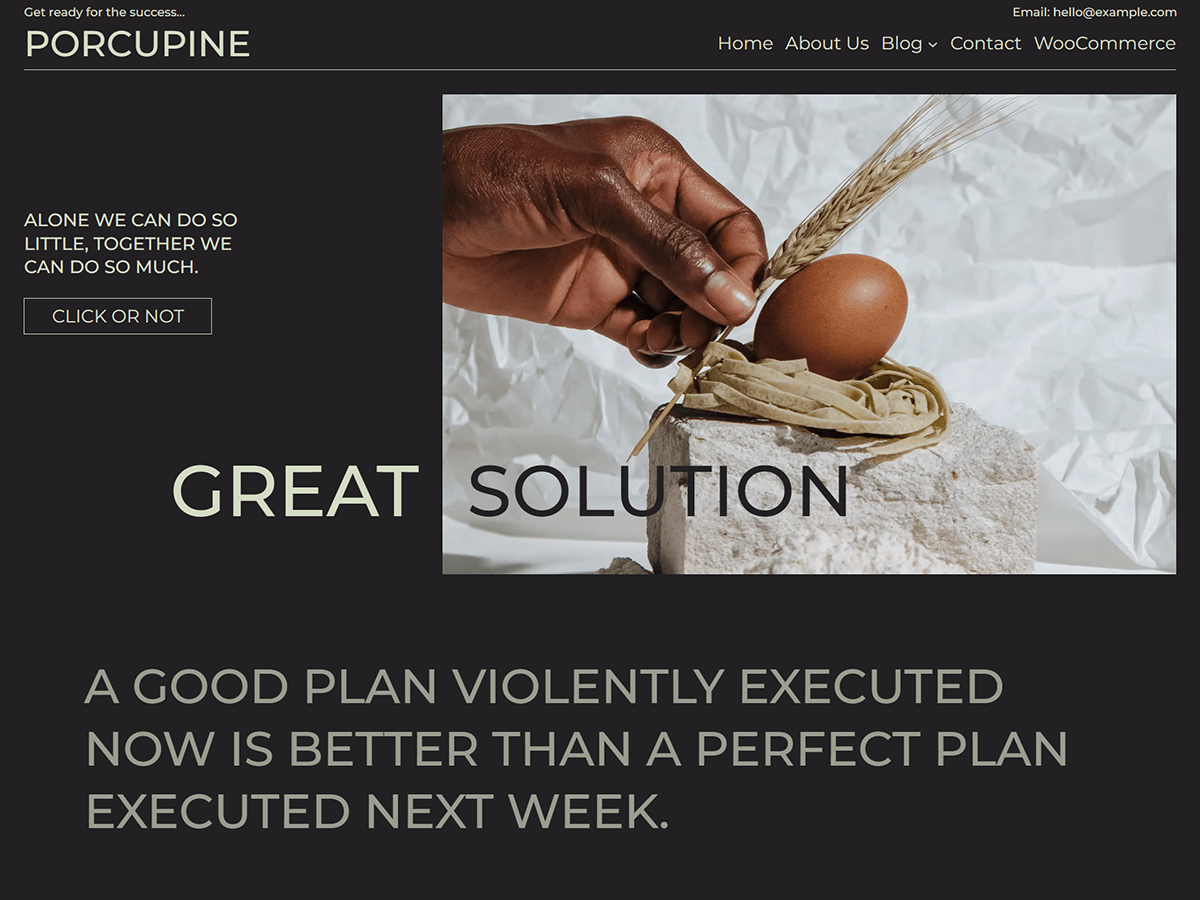 Porcupine theme screenshot