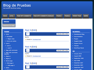 Portal Colorido theme screenshot