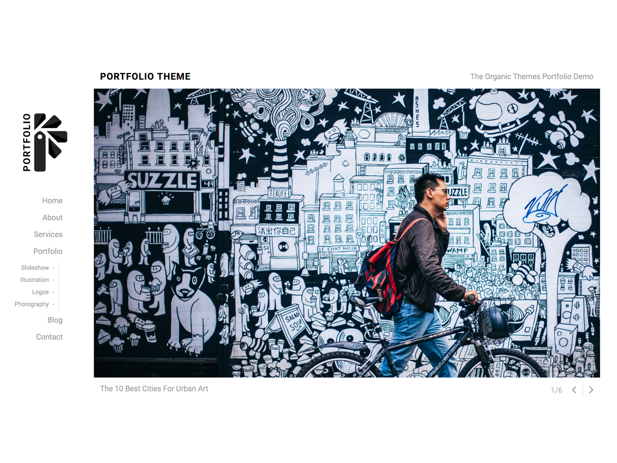 Portfolio Lite theme screenshot