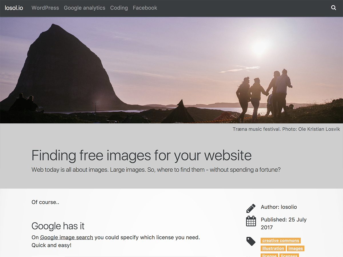 Positor theme screenshot