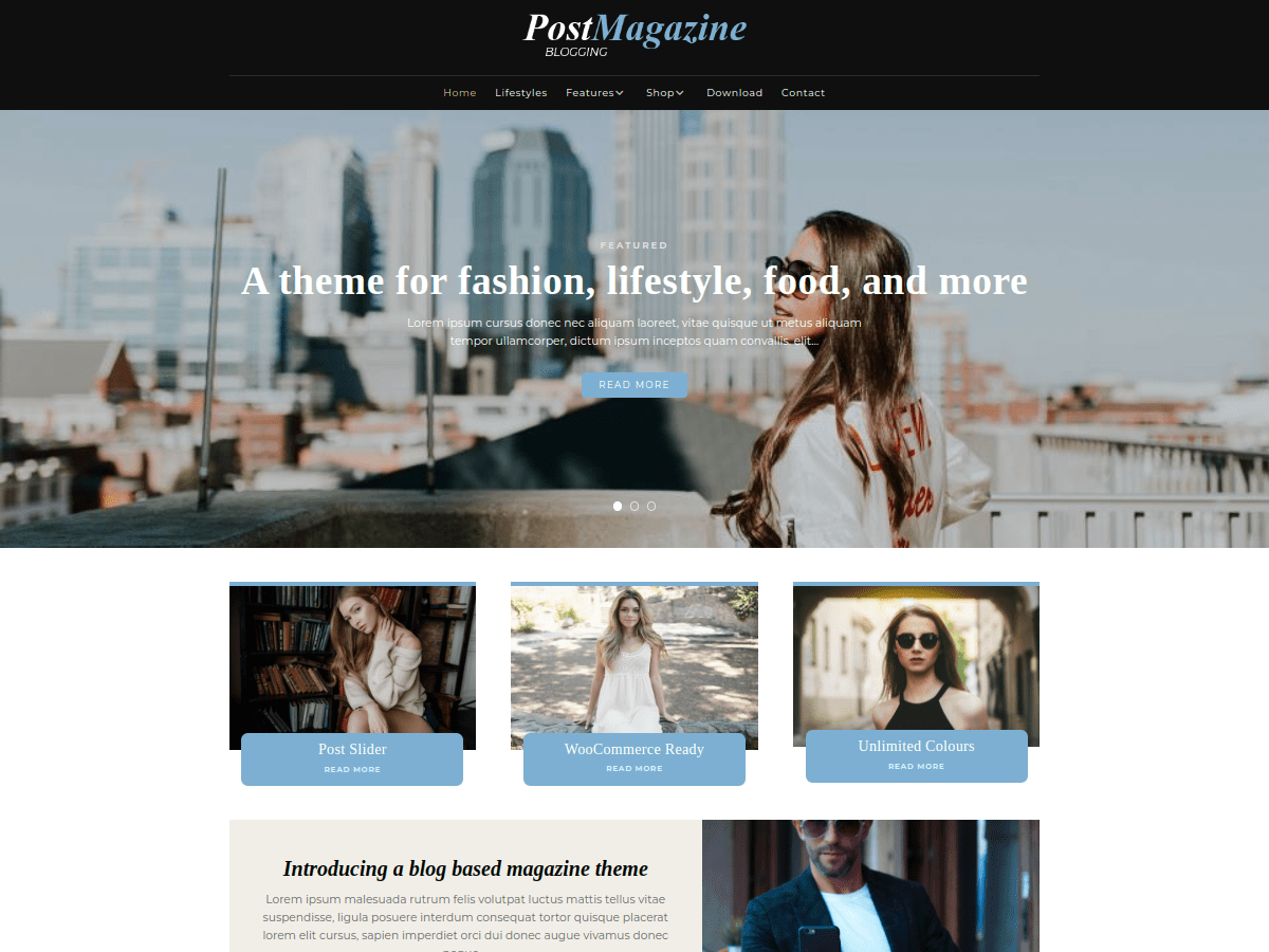 PostMagazine theme screenshot