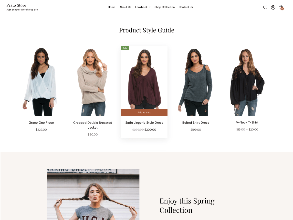 Prato Store theme screenshot