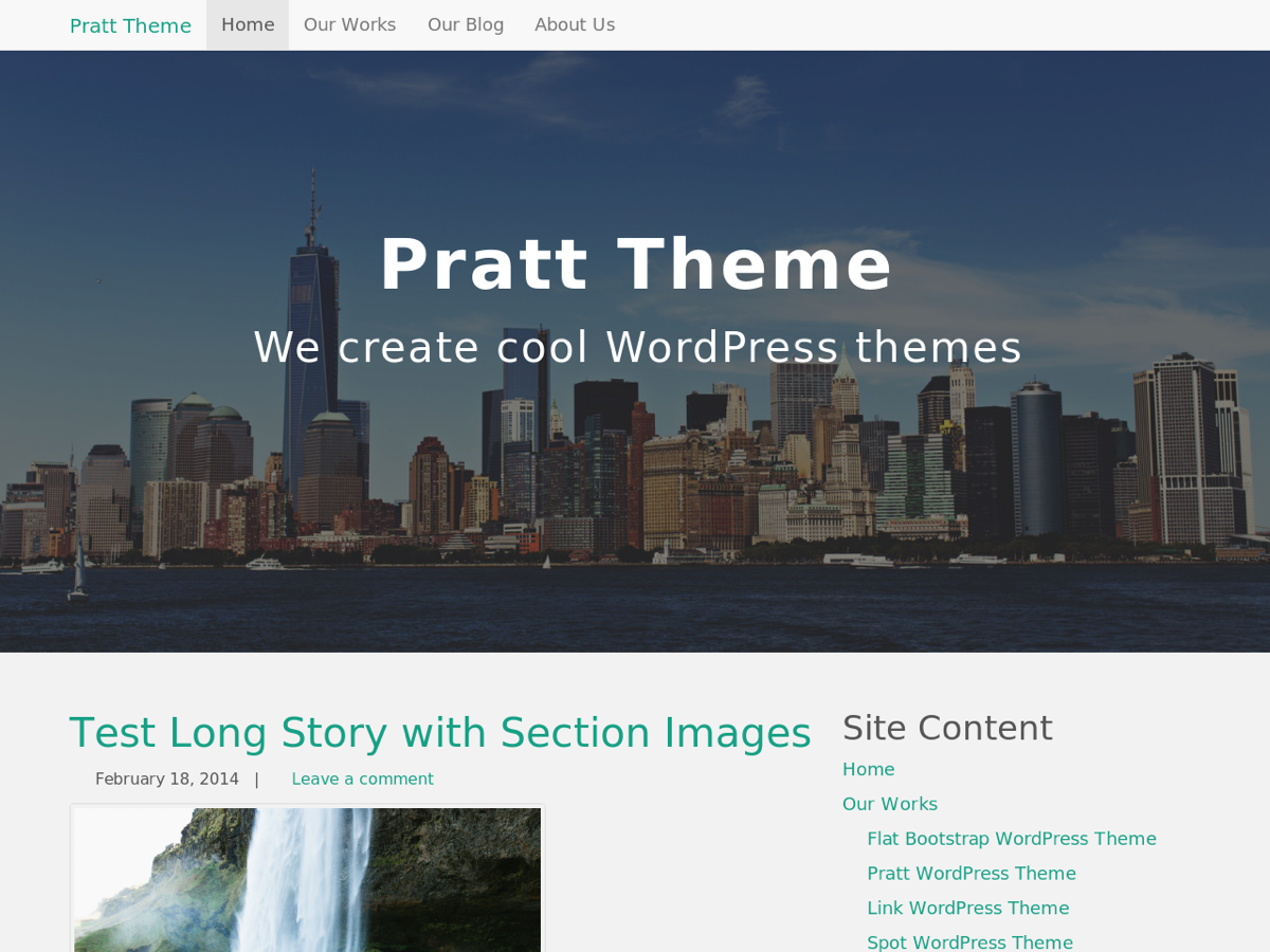 Pratt theme screenshot