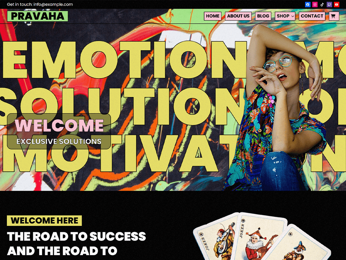 Pravaha theme screenshot