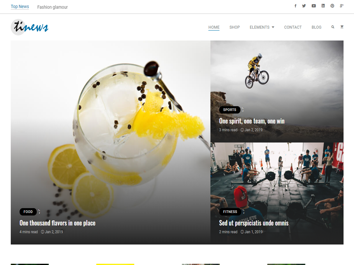 Preferred Magazine theme screenshot