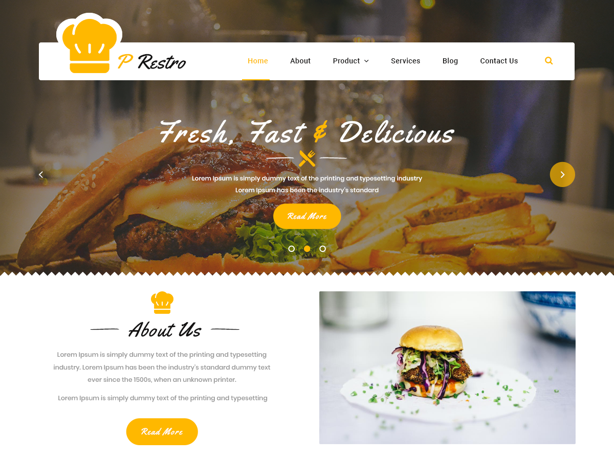 Prestro theme screenshot