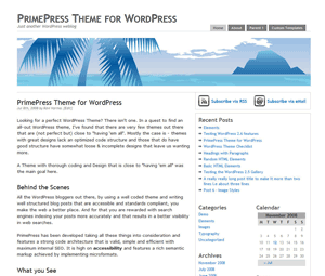 PrimePress theme screenshot