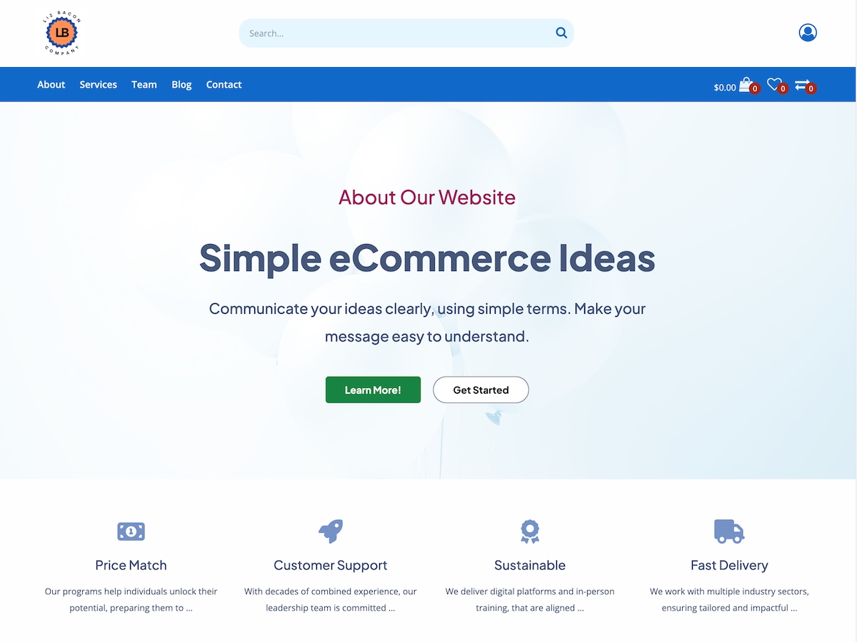 Productive eCommerce theme screenshot
