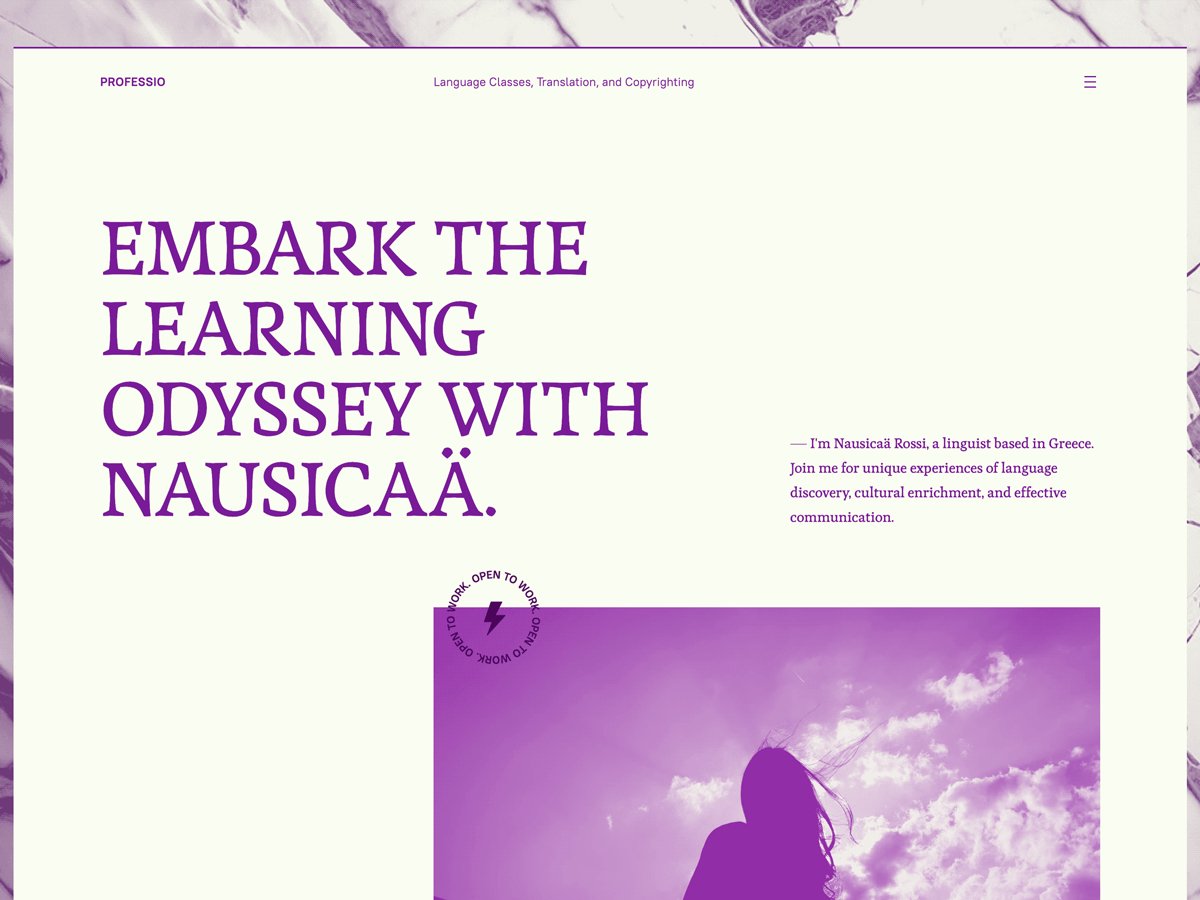 Professio theme screenshot