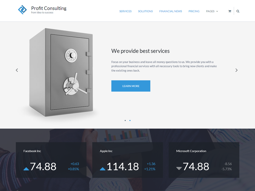 Profit Lite theme screenshot