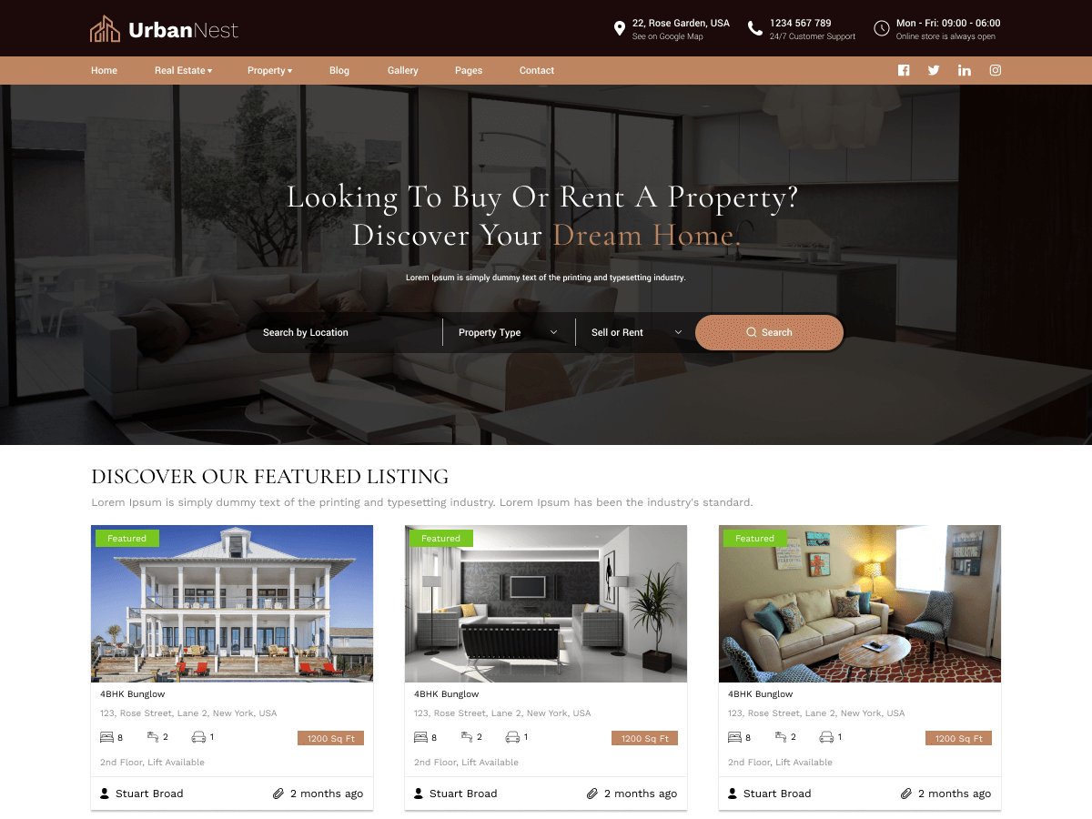 Property Dealer theme screenshot