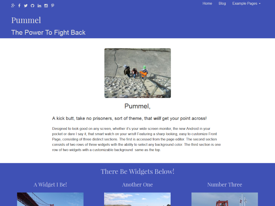 Pummel theme screenshot