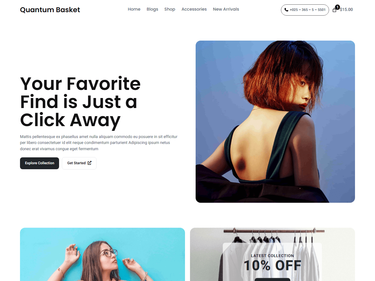 Quantum Basket theme screenshot