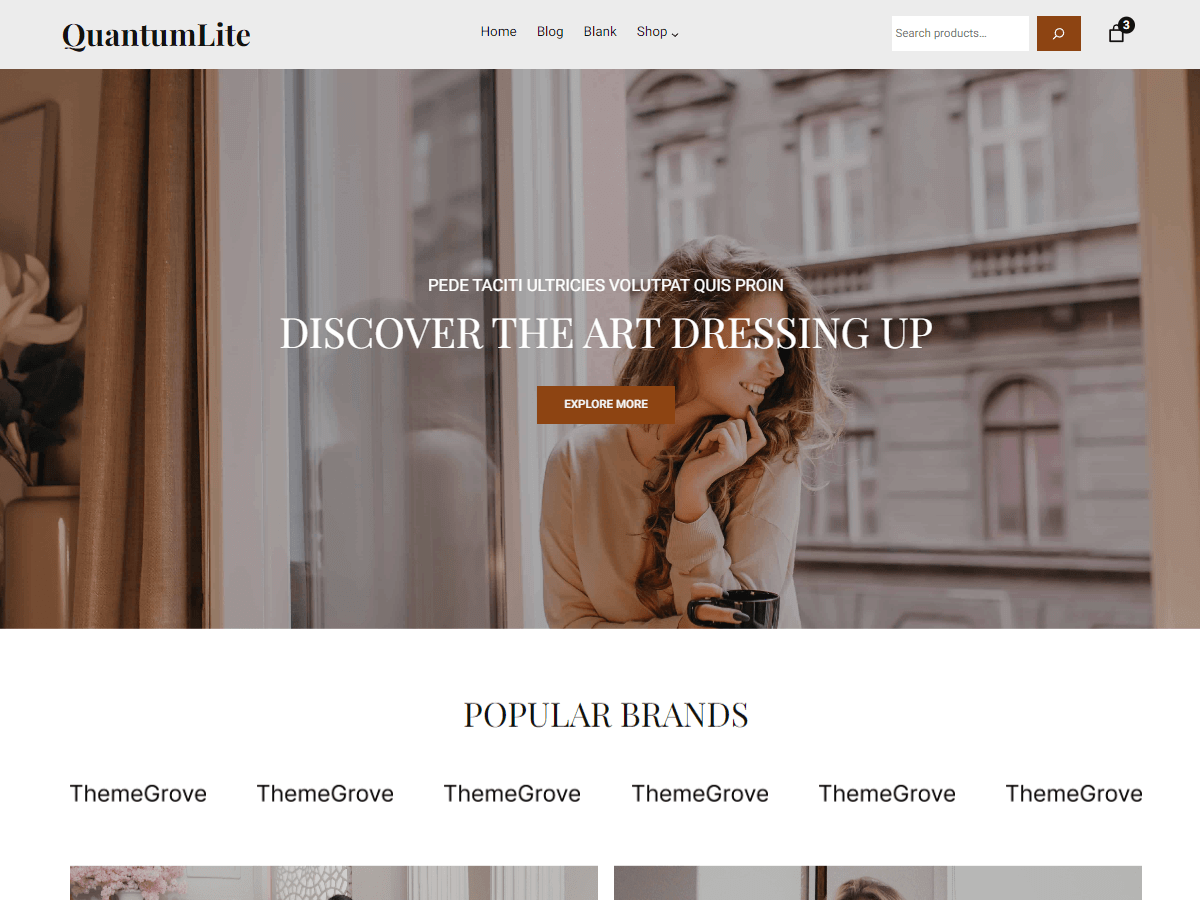 QuantumLite theme screenshot