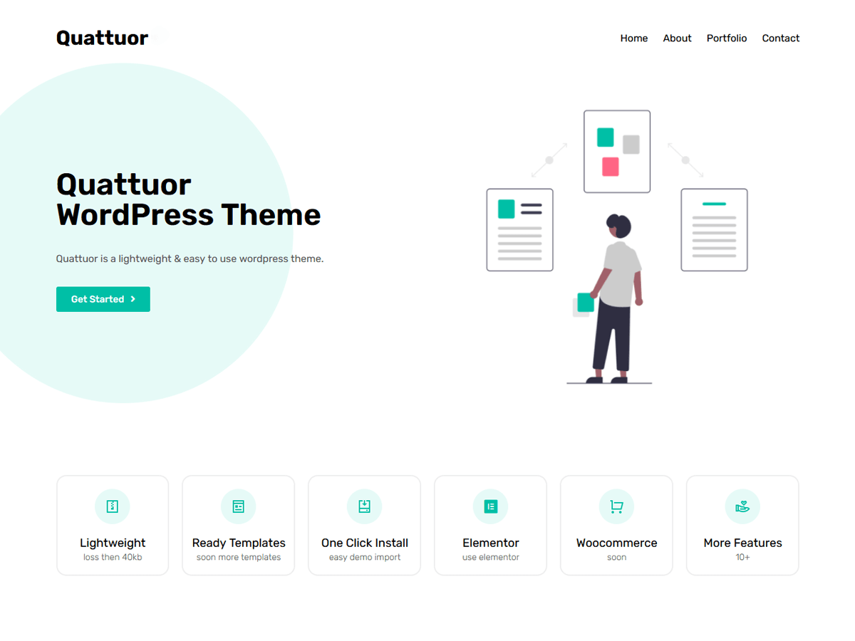 Quattuor theme screenshot
