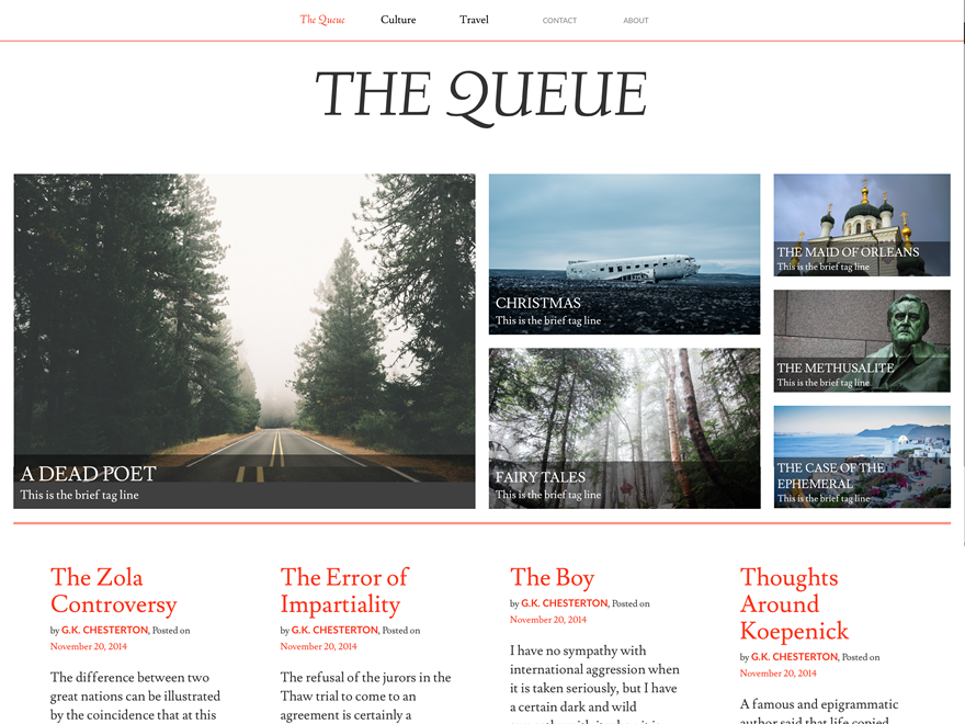 Queue theme screenshot