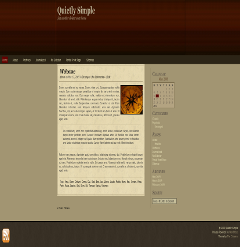 Quietly Simple theme screenshot