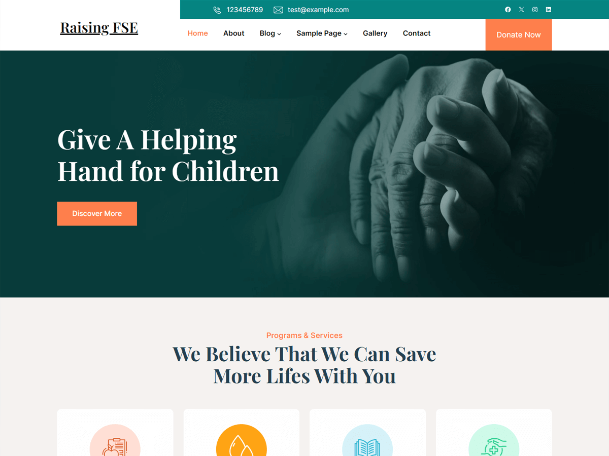 Raising FSE theme screenshot