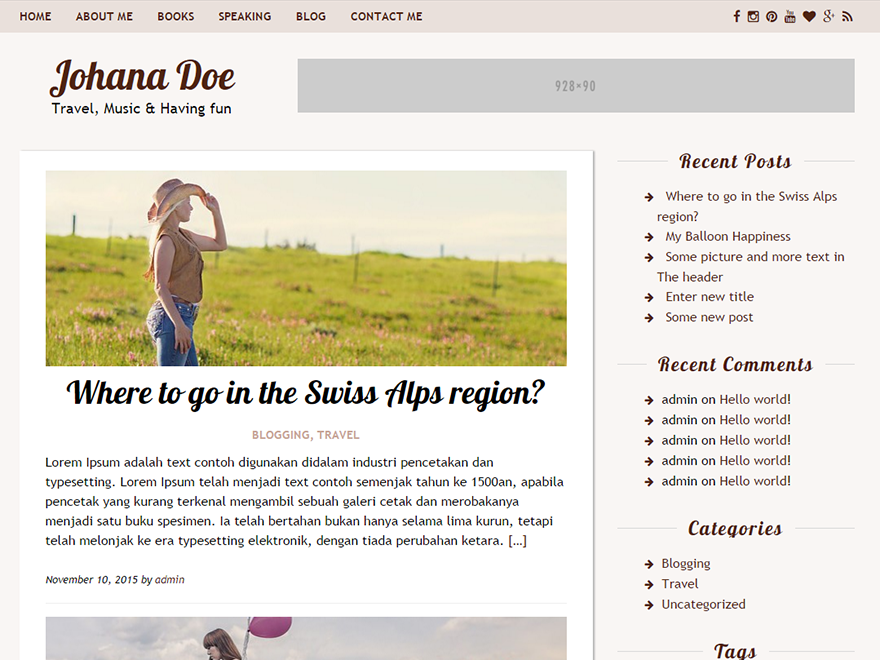 Rakiya theme screenshot