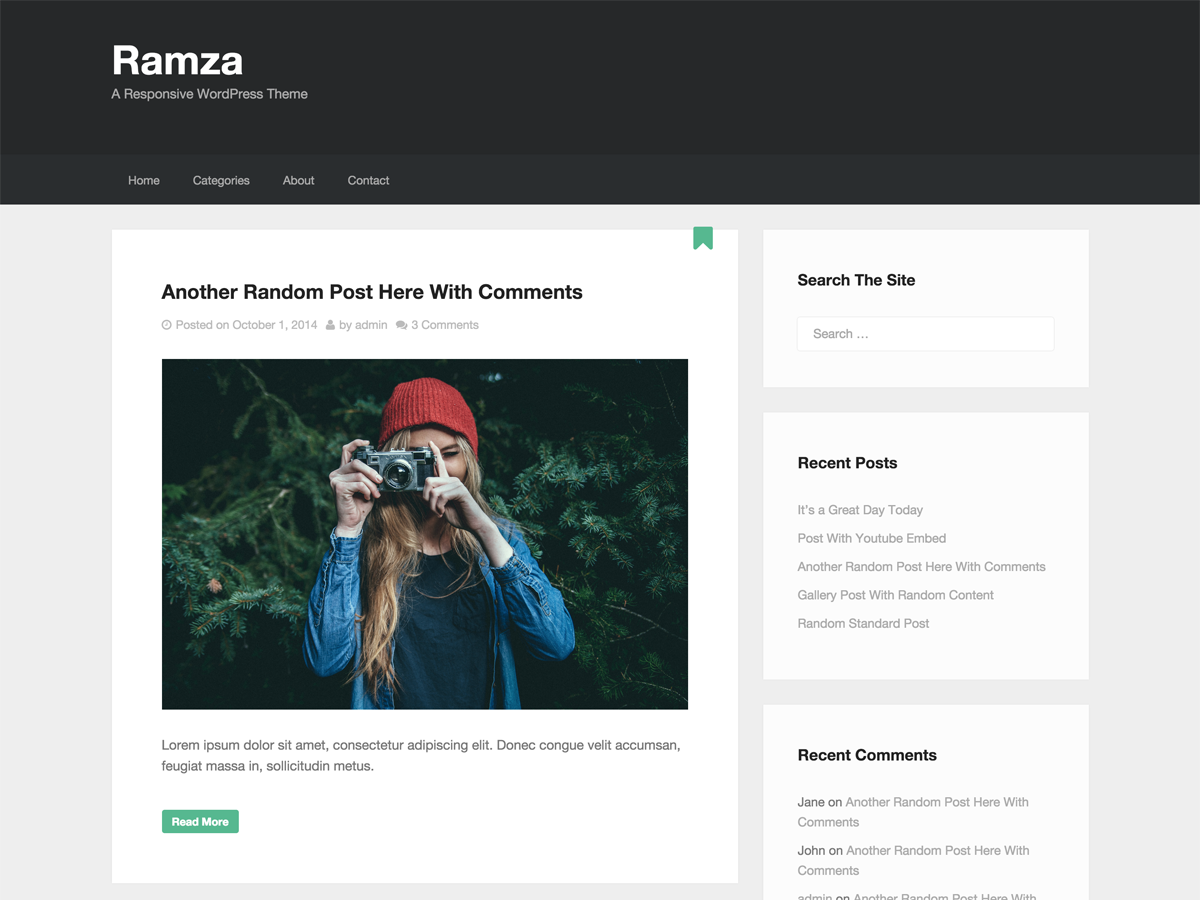 Ramza theme screenshot