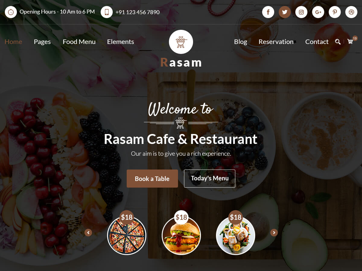 Rasam theme screenshot