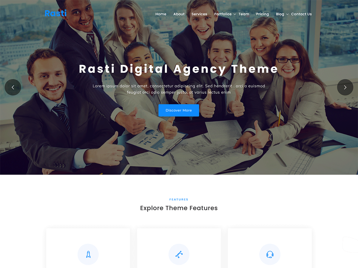 Rasti Lite theme screenshot