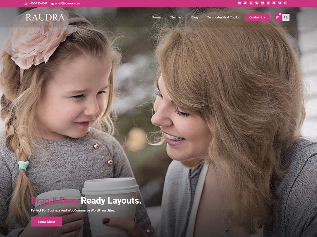 Raudra theme screenshot