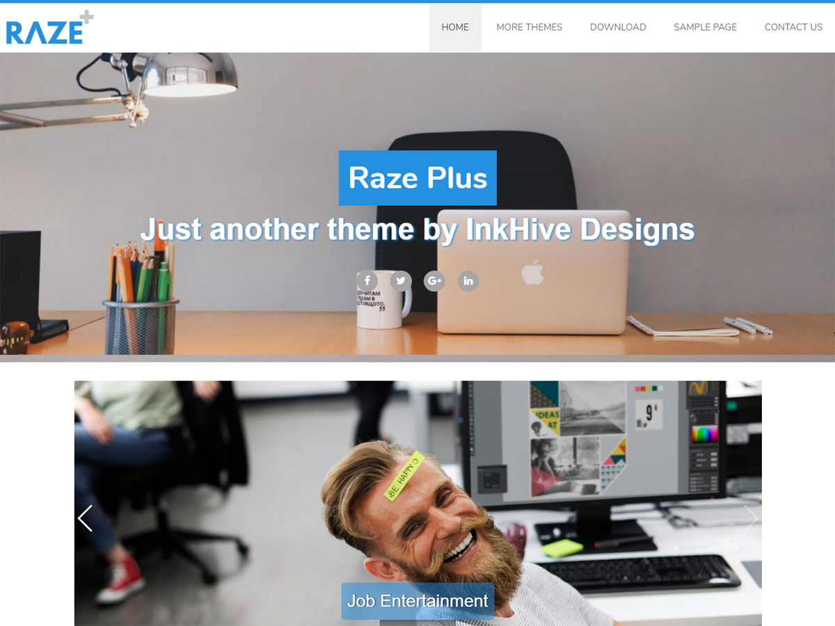 raze theme screenshot